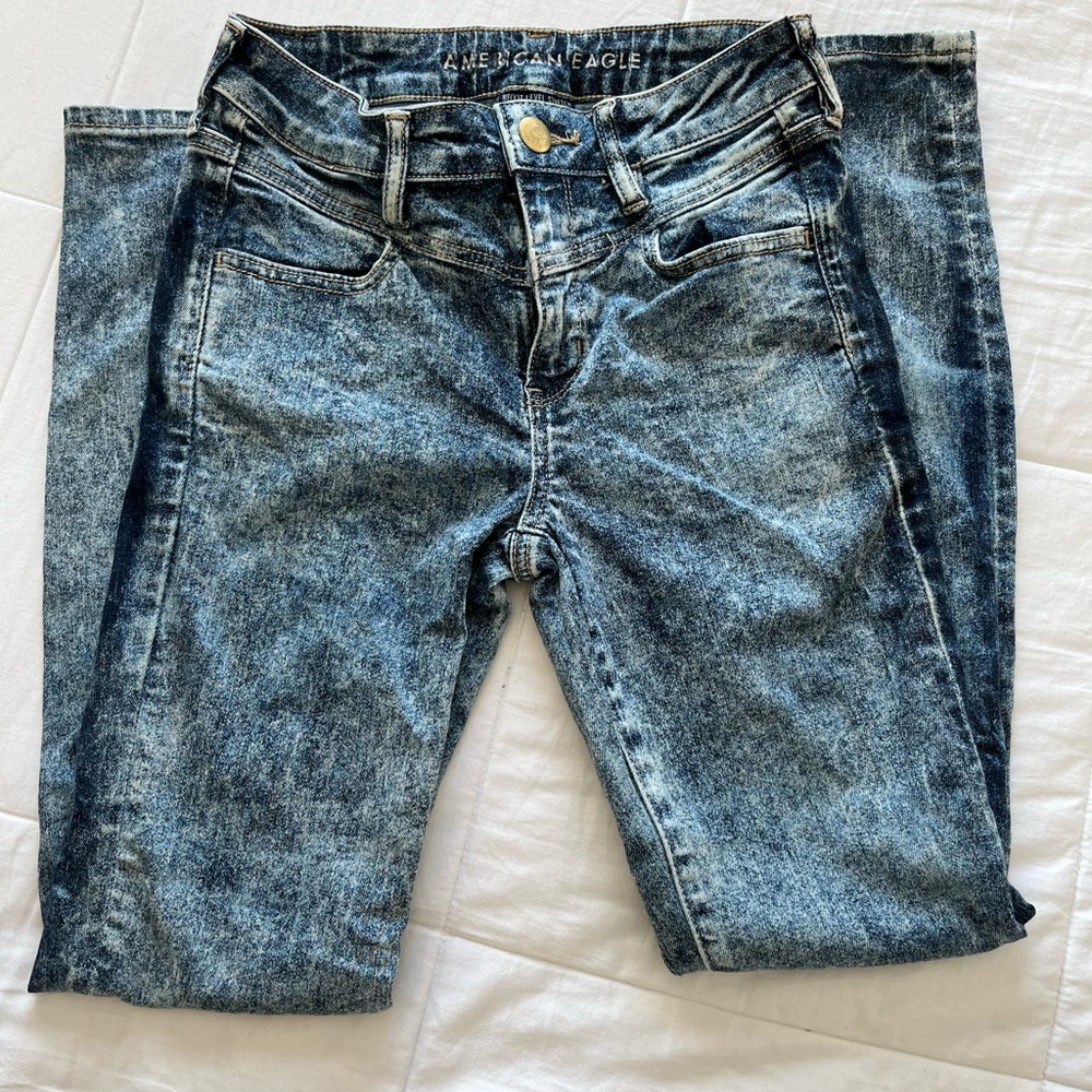 American Eagle button up skinny jeans!!